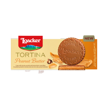 Loacker Tortina Peanut Butter, 6 Stück, 126 Gramm